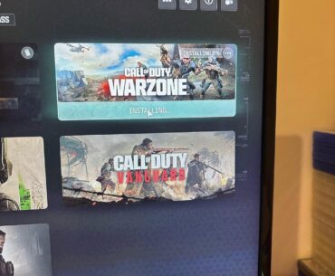 My warzone has been stuck like this what do i do please help