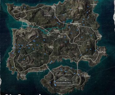All Erangle breakable crate locations