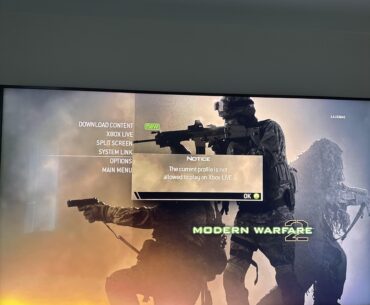Error when trying to play online OG MW2 and any other cod game. [MW2]