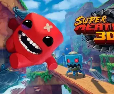 Fighting Dr. Fetus in Super Meat Boy 3D