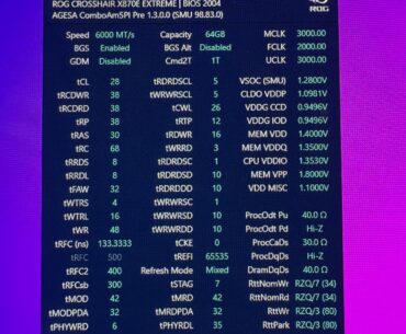 My first time doing ram timing. Is there anything I’ll need to change ?