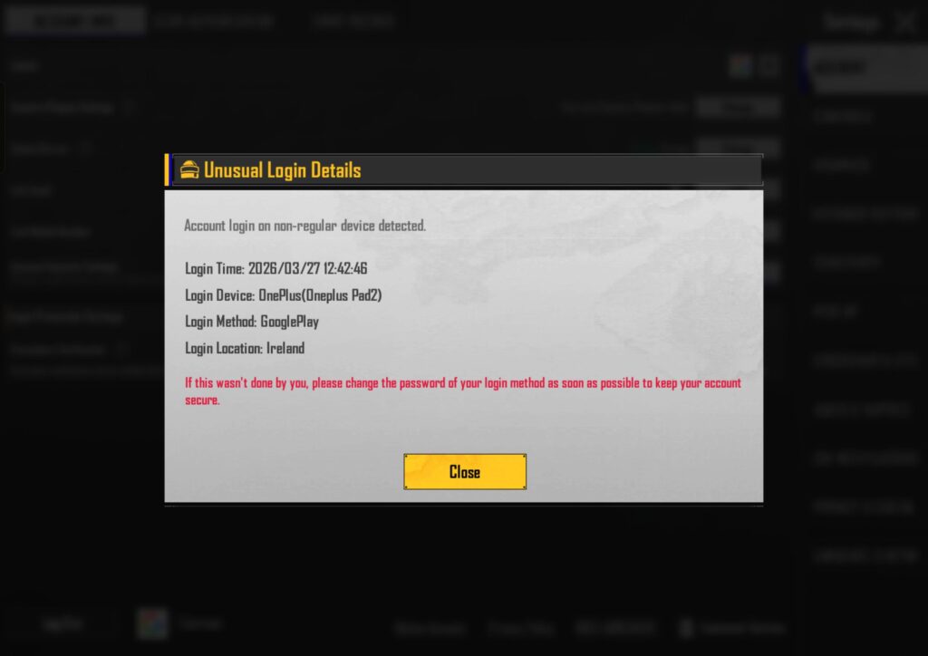 is there a way to disable this popup Everytime I open settings? (it's literally my own device that I've been playing on since years idk why it calls non regular device)