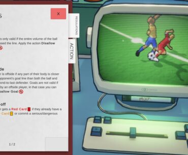 Eye of the Match is Papers, Please, Severance, and Pro Evolution Soccer 2 mixed up into an enticing concotion