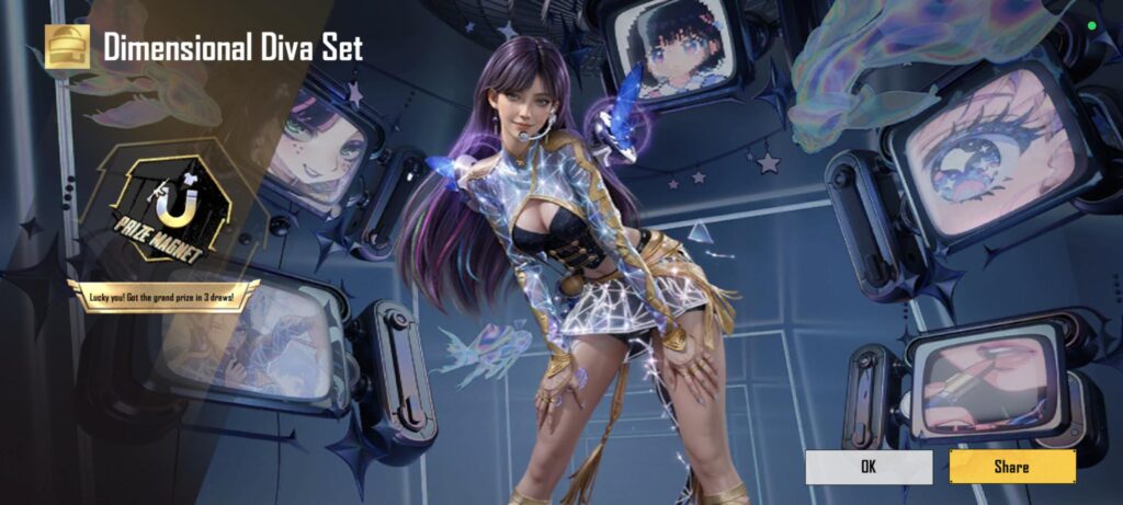 Gilt suit in three 10uc spins!!