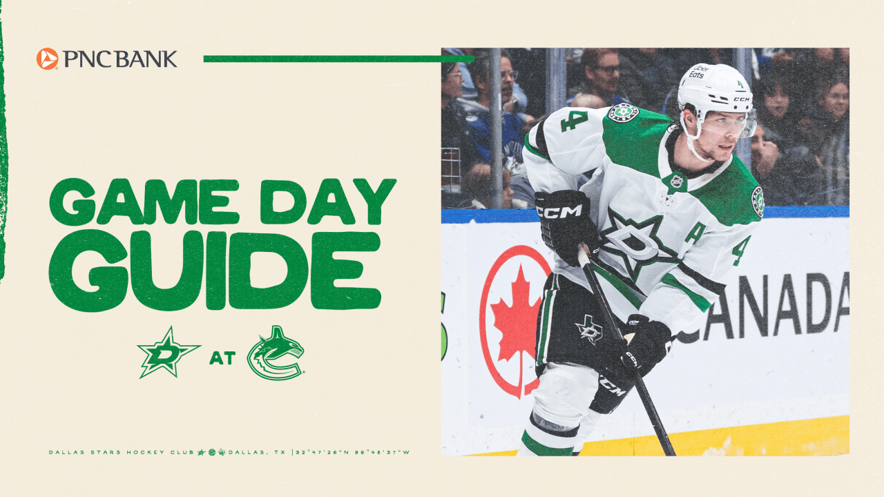Game Day Guide: Stars vs Canucks Game Day Guide: Stars vs Canucks