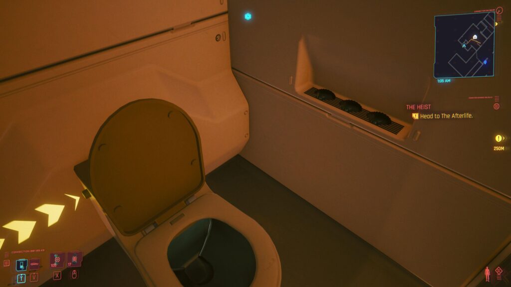 Many of us make V eat, sleep & shower regularly. Be honest. How many of you would make V piss & shit if it were an option? Not in a fetishy way. For immersion, & also maybe to see how the shells work.