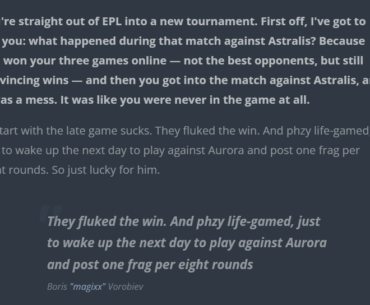 Guys did Parivision and The Mongolz also fluke their wins??? Should Blast make Spirit replay those games?