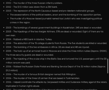 [COD] Here is a short list of all Makarovs crimes through the years, some of which aren’t widely known to the fans this come from the COD wiki