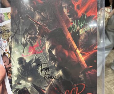 Met Tom Kane today and he signed my print. I now have all of the OG 4’s autograph.