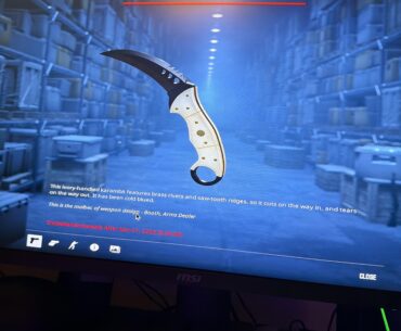 First knife pull