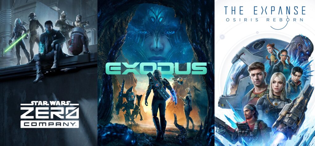We are getting three games inspired by Mass Effect!