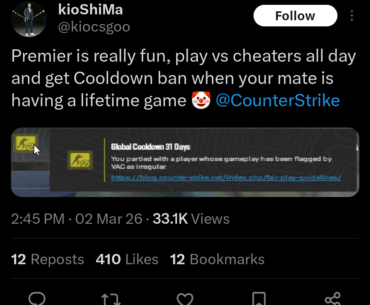 Another way of saying: "Nobody is cheating"