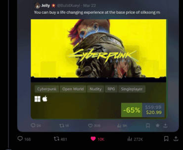 Insane take from the depths of twitter