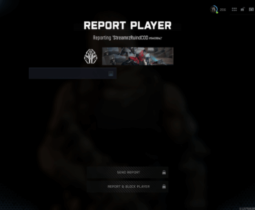 Cheater in Warzone, posting here because they did the Report Glitch.