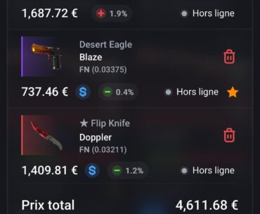 Which should I choose between the red set or the Karambit?