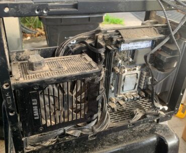 Friends ex husband had her pc in a room with a rat infestation