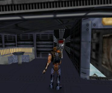 A screenshot from a third-person shooter