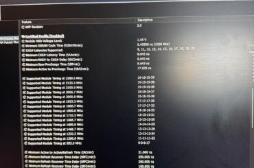 Issue with new set of RAM