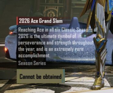 if i reached this season ace and do it every single one from now one will o get this titile? or it stared last season? last season i was diamond