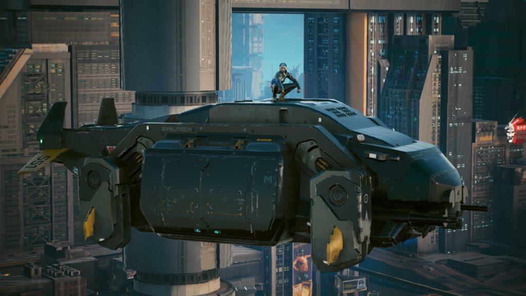 Hitchin’ a ride with Militech