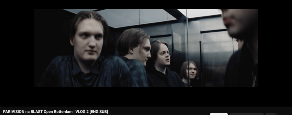 Subtle foreshadowing (from Parivision vlog)