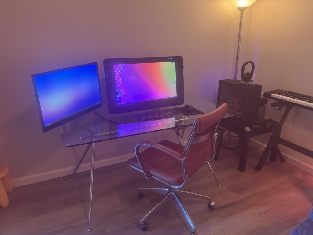 Clinical Desk in Bedroom