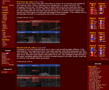 POV: it's the year 2000 and you're playing OpenCup on ClanBase