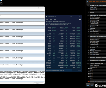 12 Hours Prime95 with CL-32 8000 1.68V (GDM Disabled) on the 9850X3D and MSI X870E Tomahawk.