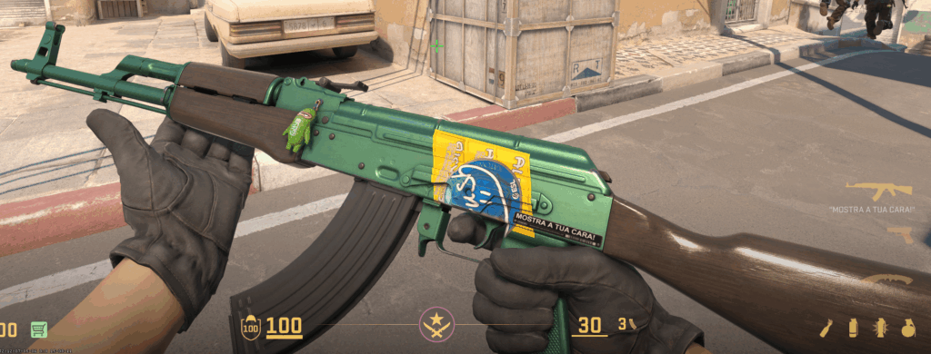 Cheap brazilian flag build for the AK-47 wintergreen