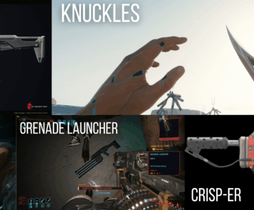 Some of the Cut and Removed Weapons