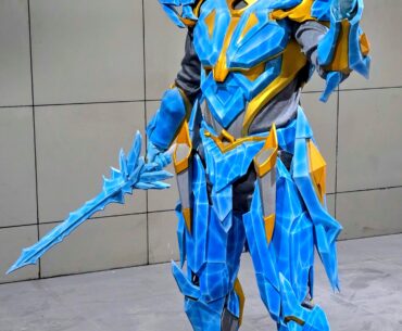 Cosplayed Avalanche X suit. Was so much fun to make, specially painting the ice effect.