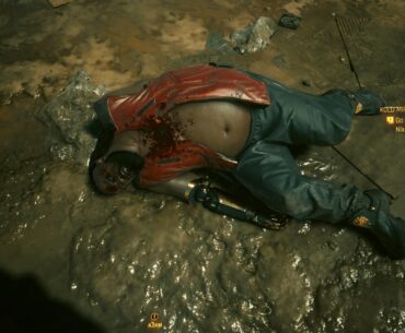 Finally got to see what happened to this piece of shit’s body.