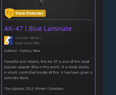 ak47 blue laminate X Crown Foil X Team EnVyUs | Atlanta 2017 X Team SoloMid | Cologne 2015