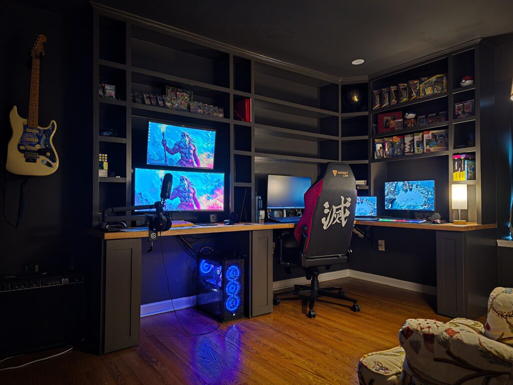 Built my contractor a website and he built me this custom desk setup in return