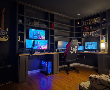 Built my contractor a website and he built me this custom desk setup in return