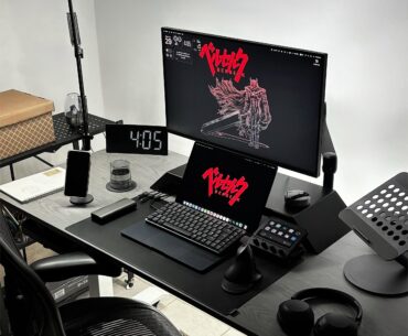 My workspace. Nothing left to add - finally feels complete.