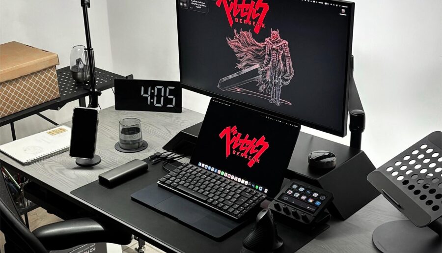 My workspace. Nothing left to add – finally feels complete.