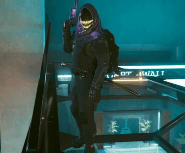 V as a Night City Ghostrunner