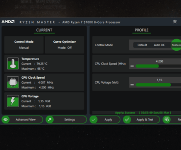 Does this look right? Ryzen 7 5700x