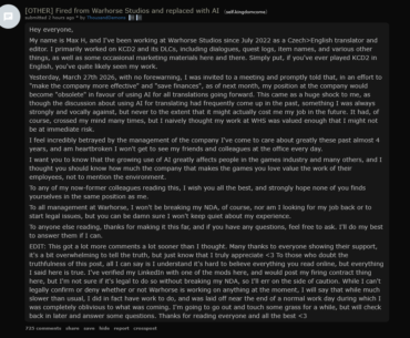 Kingdom Come Deliverance 2 Czech Translater Fired From Warhorse And Replaced With AI To “Save Finances”