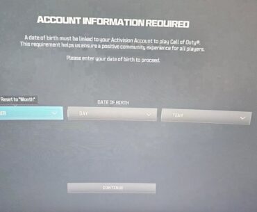 [COD] Activision’s broken DOB verification means I literally can’t play Call of Duty