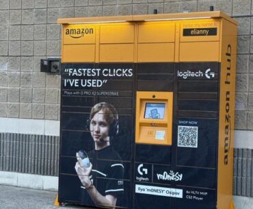 Baby m0NESY on an Amazon hub