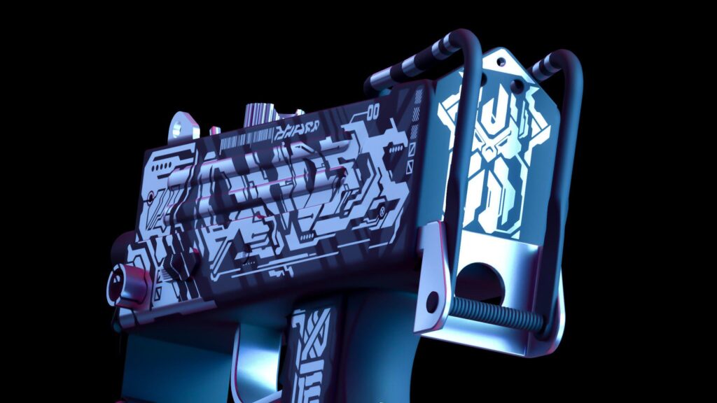 Made a Spy-Tech themed MAC-10 skin – what do you think?