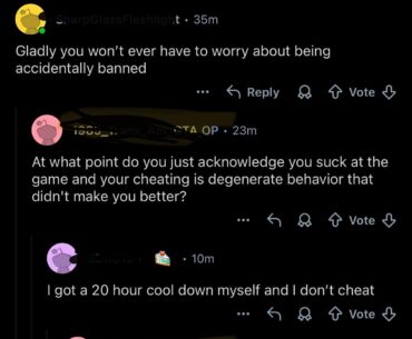 Can we just ban this guy for being annoying?