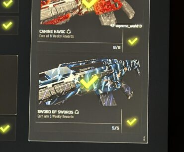 Completed all of my weekly missions of bo7 warzone season 2