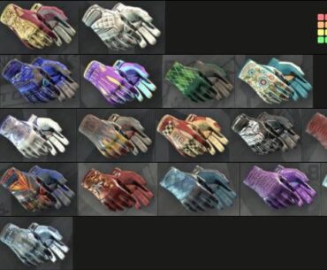 Tier list for the new gloves before prices affect how people rank them