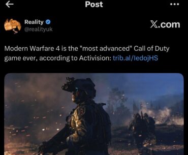 [COD] MW4 to set a new high