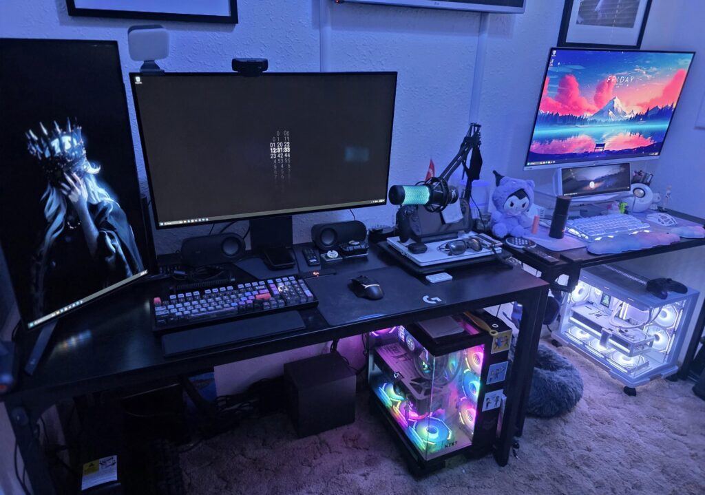 Current, pre-move his/hers setup