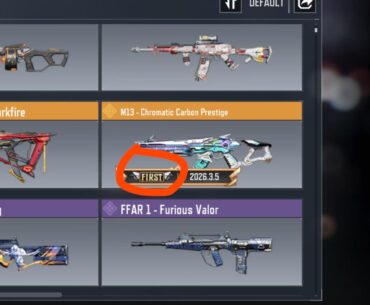 What is this first on the legendary gun