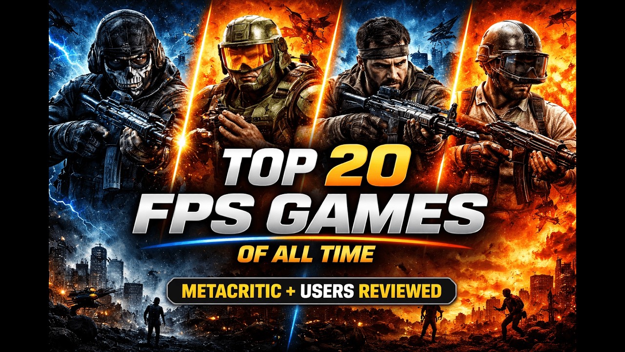 Top 20 Metascoring FPS games of all time! Top 20 Metascoring FPS games of all time!